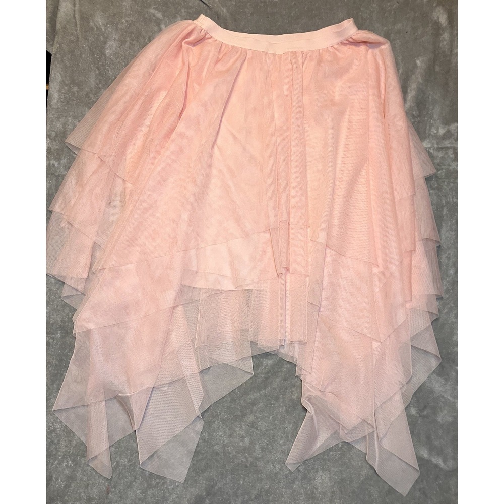 Versona S Pink Layered Star Sheer Tulle Tutu Skirt Balletcore Glenda Girlhood - Picture 3 of 8